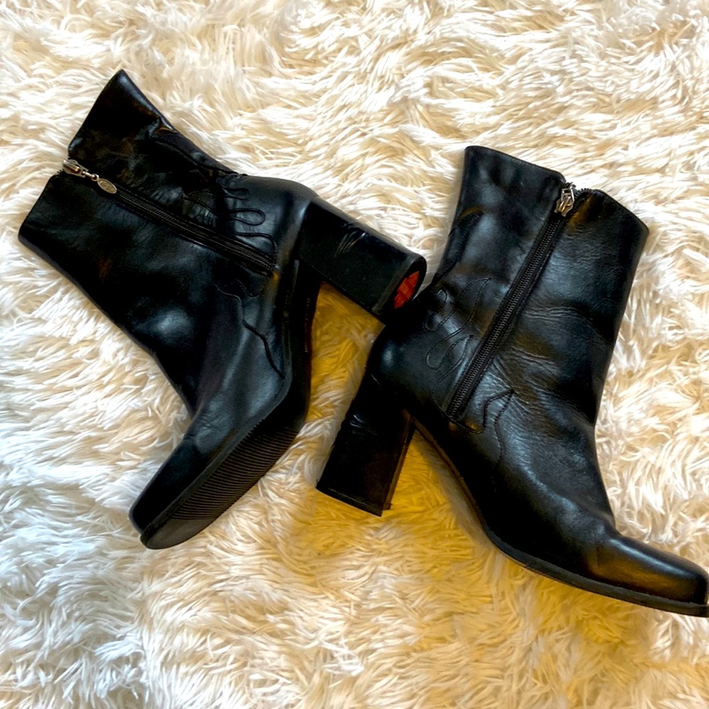 Authentic, Vintage Harley-Davidson Angel boots.